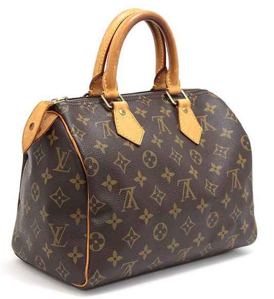 Louis Vuitton Speedy 25 Handbag Monogram Brown