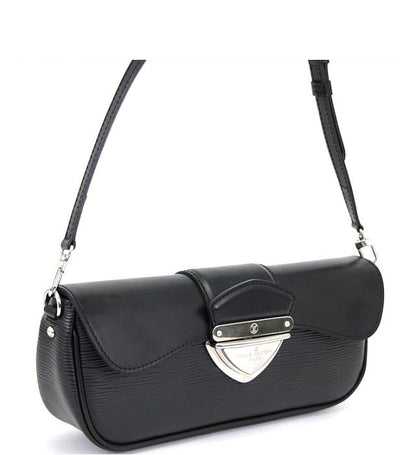 Louis Vuitton Pochette Montaigne Black Epi Storage Bag