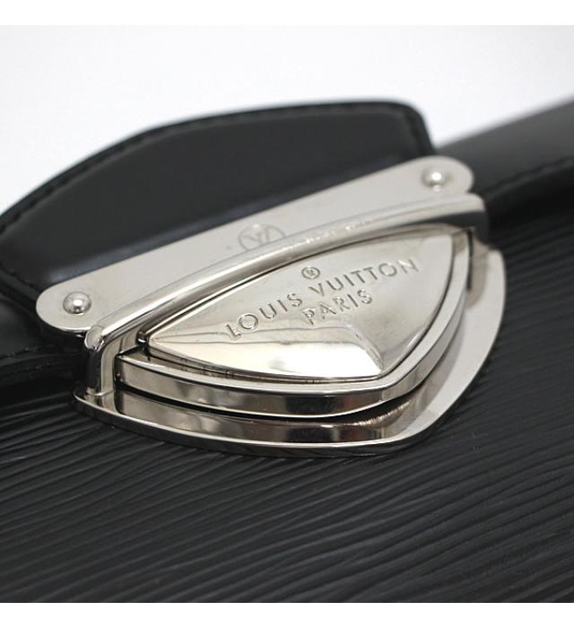 Louis Vuitton Pochette Montaigne Black Epi Storage Bag
