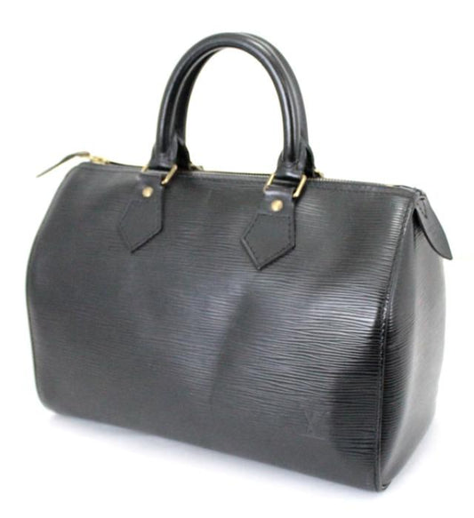 Louis Vuitton Speedy 25 Epi Handbag Black