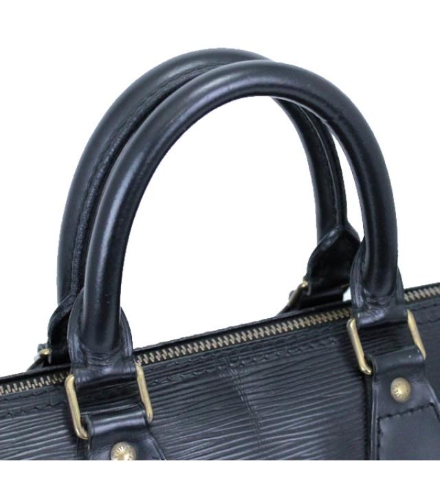 Louis Vuitton Speedy 25 Epi Handbag Black