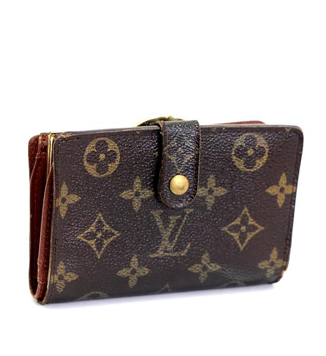 Louis Vuitton Portefeuille Vienois Clasp Wallet Monogram Brown