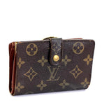 Louis Vuitton Portefeuille Vienois Clasp Wallet Monogram Brown