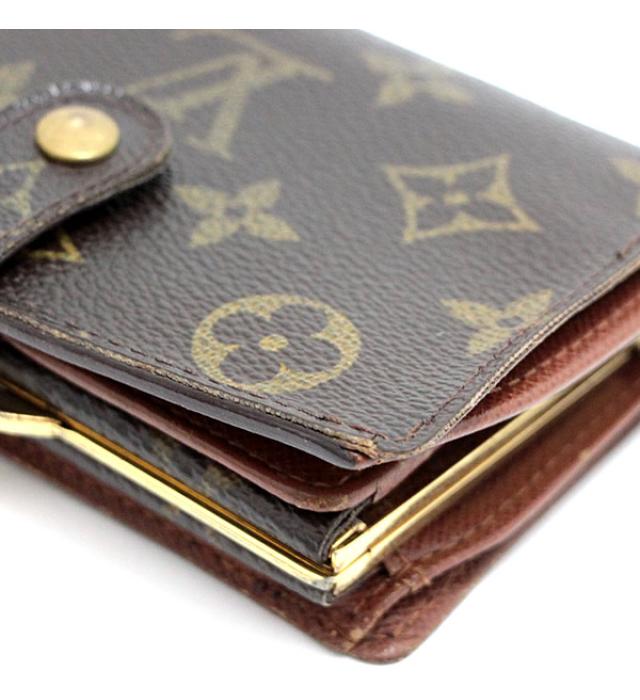 Louis Vuitton Portefeuille Vienois Clasp Wallet Monogram Brown