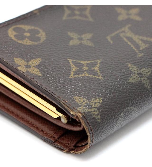 Louis Vuitton Portefeuille Vienois Clasp Wallet Monogram Brown