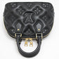 Louis Vuitton Alma BB 2way Handbag Leather Black