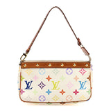 Louis Vuitton Monogram Pochette Accessories White