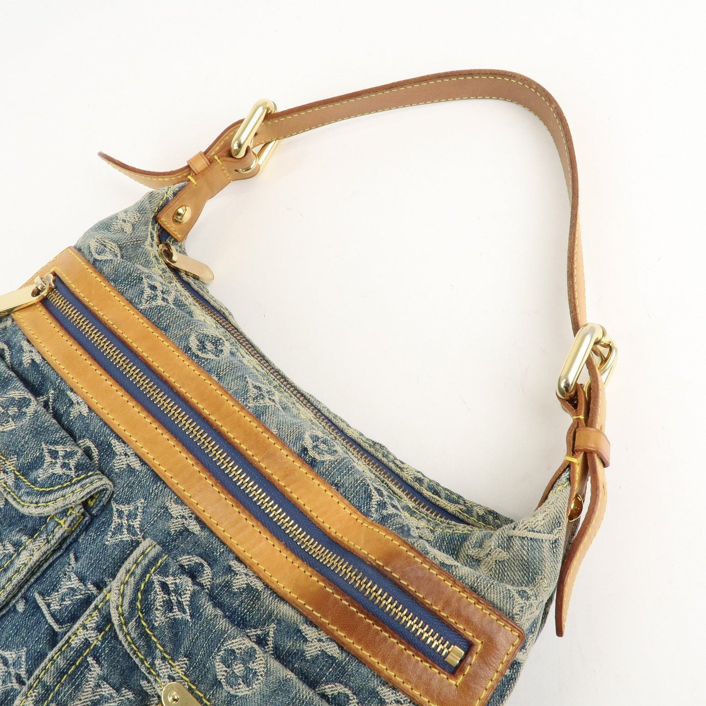 Louis Vuitton Monogram Denim Baggy PM 2Way Shoulder Bag M95049