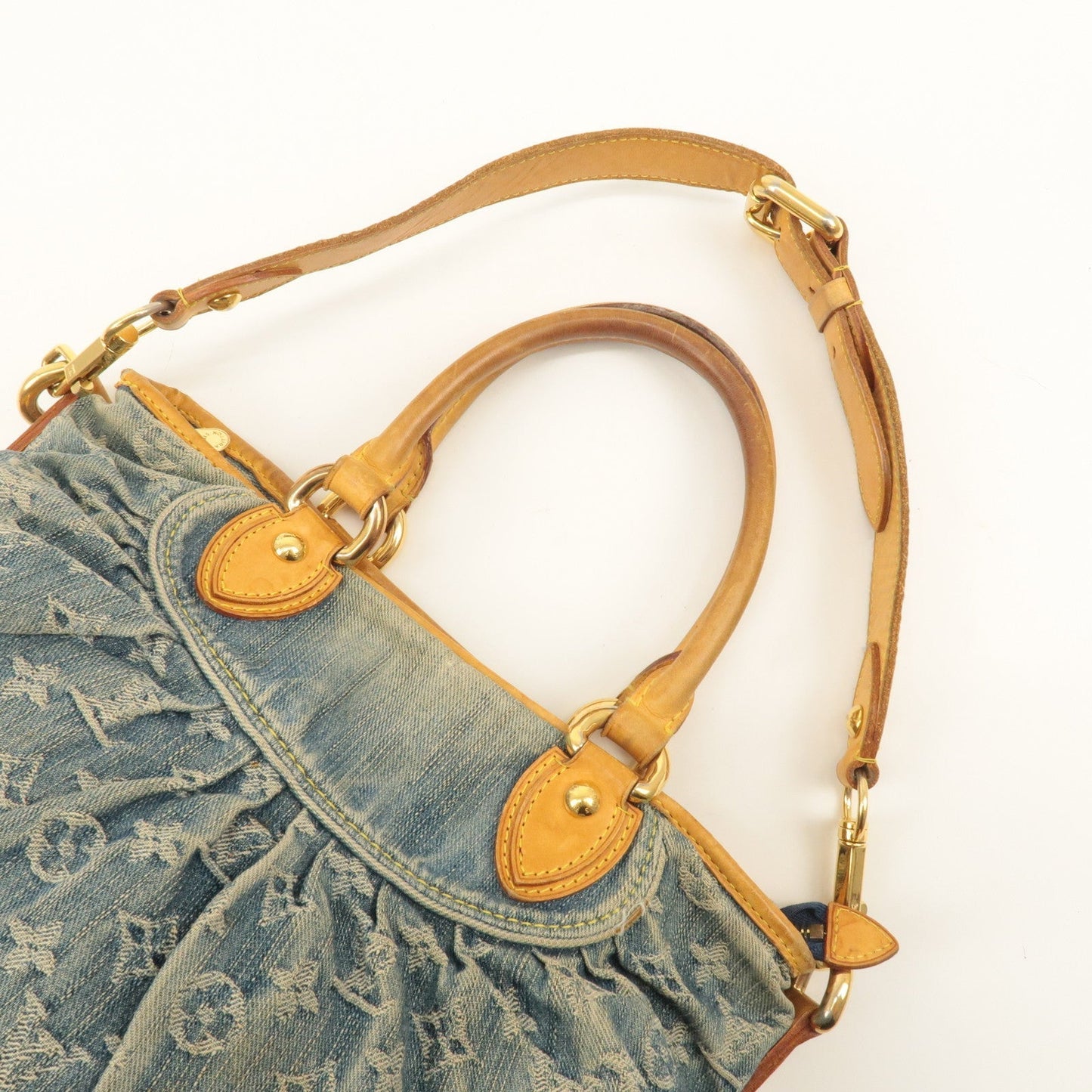 Louis Vuitton Monogram Denim Neo Cabby MM 2Way Bag M95349