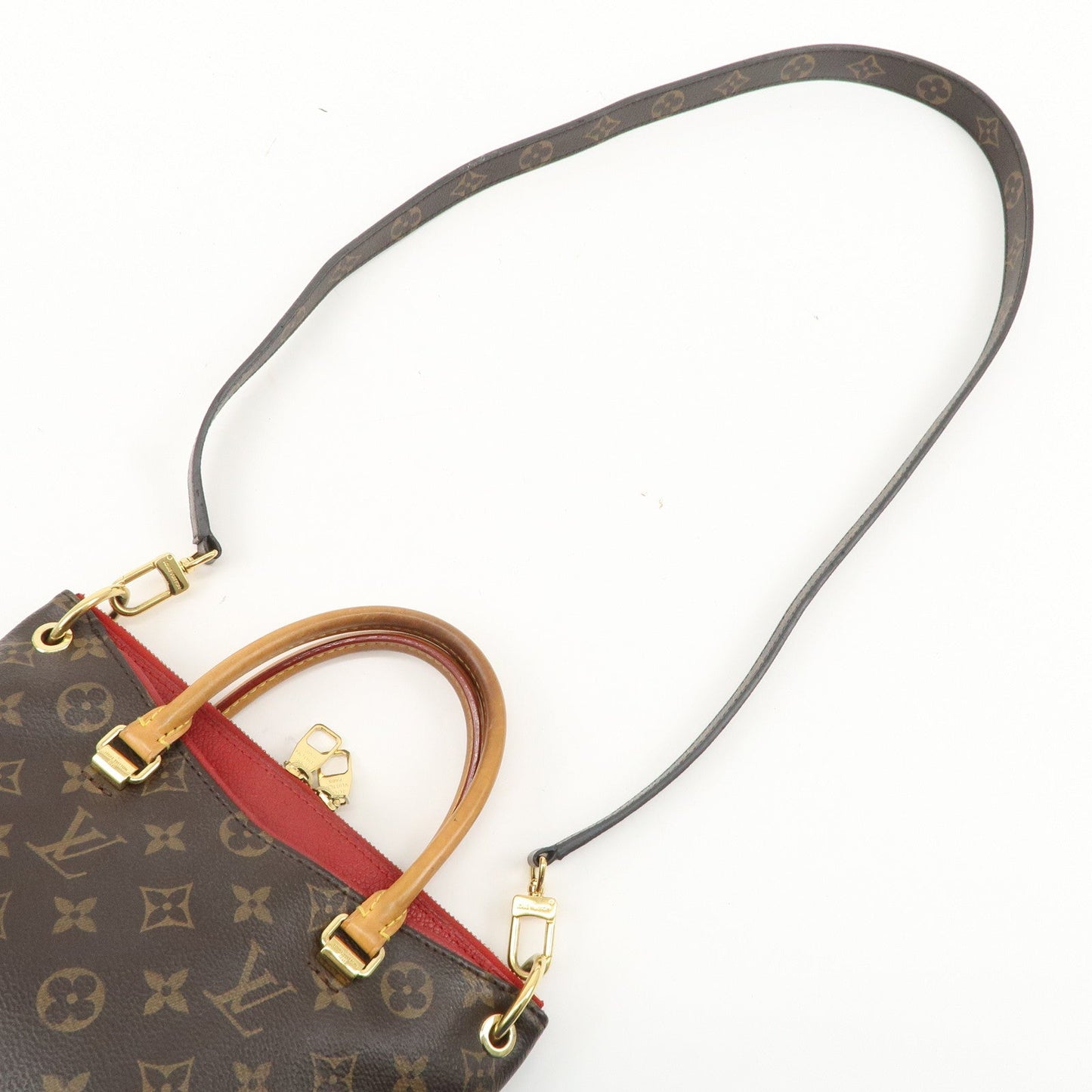 Louis Vuitton Monogram Pallas BB 2Way Hand Bag Shoulder Bag M41241