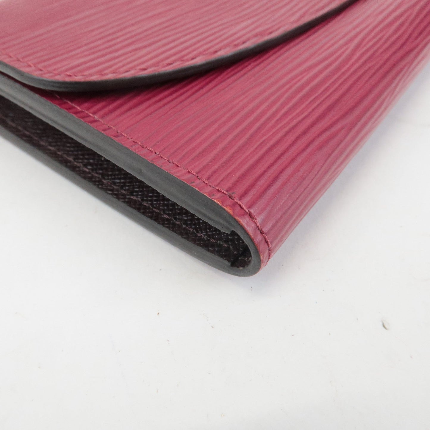 Louis Vuitton Epi Portefeuille Emily Wallet Fuchisa M60851