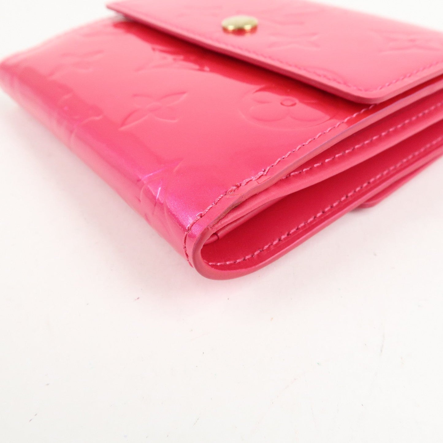 Louis Vuitton Vernis Porte Monnaie Billets Carte Credit M9139F