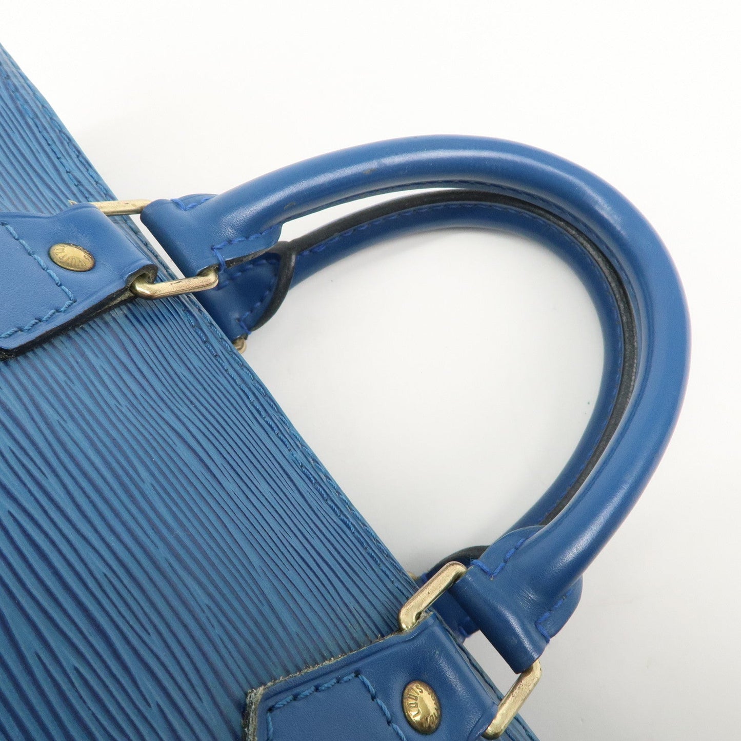 Louis Vuitton Epi Speedy 30 Hand Bag Boston Bag Blue M43005