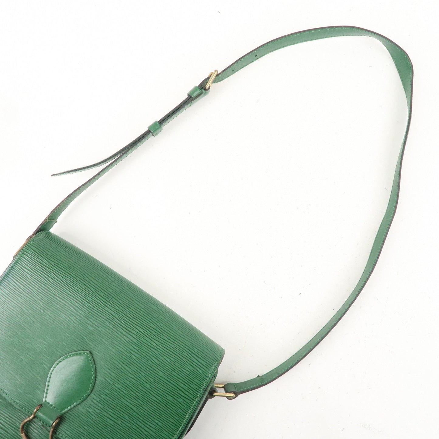 Louis Vuitton Epi Saint Cloud Shoulder Bag Green M52194