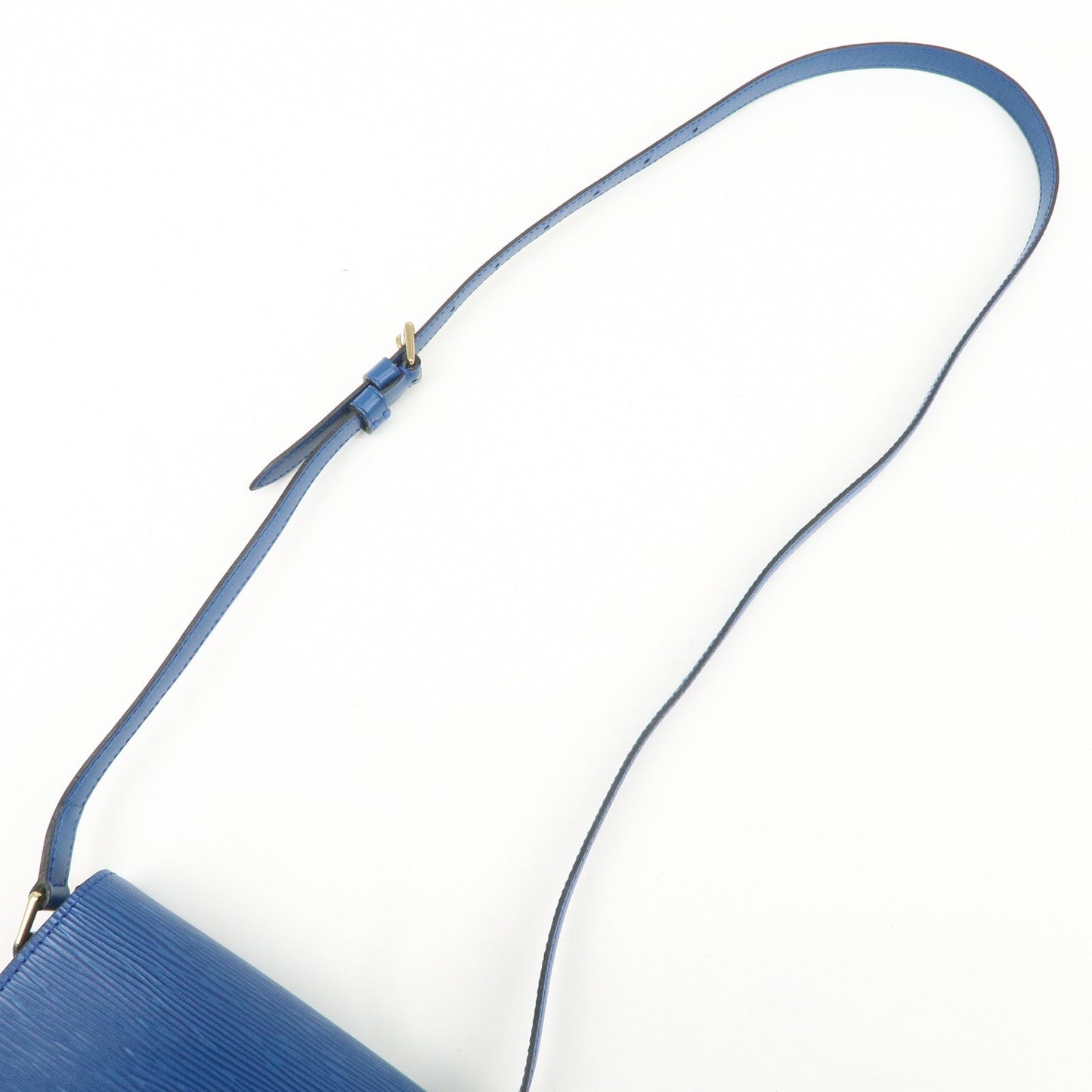 Louis Vuitton Epi Mini Saint Cloud Shoulder Bag Blue M52215