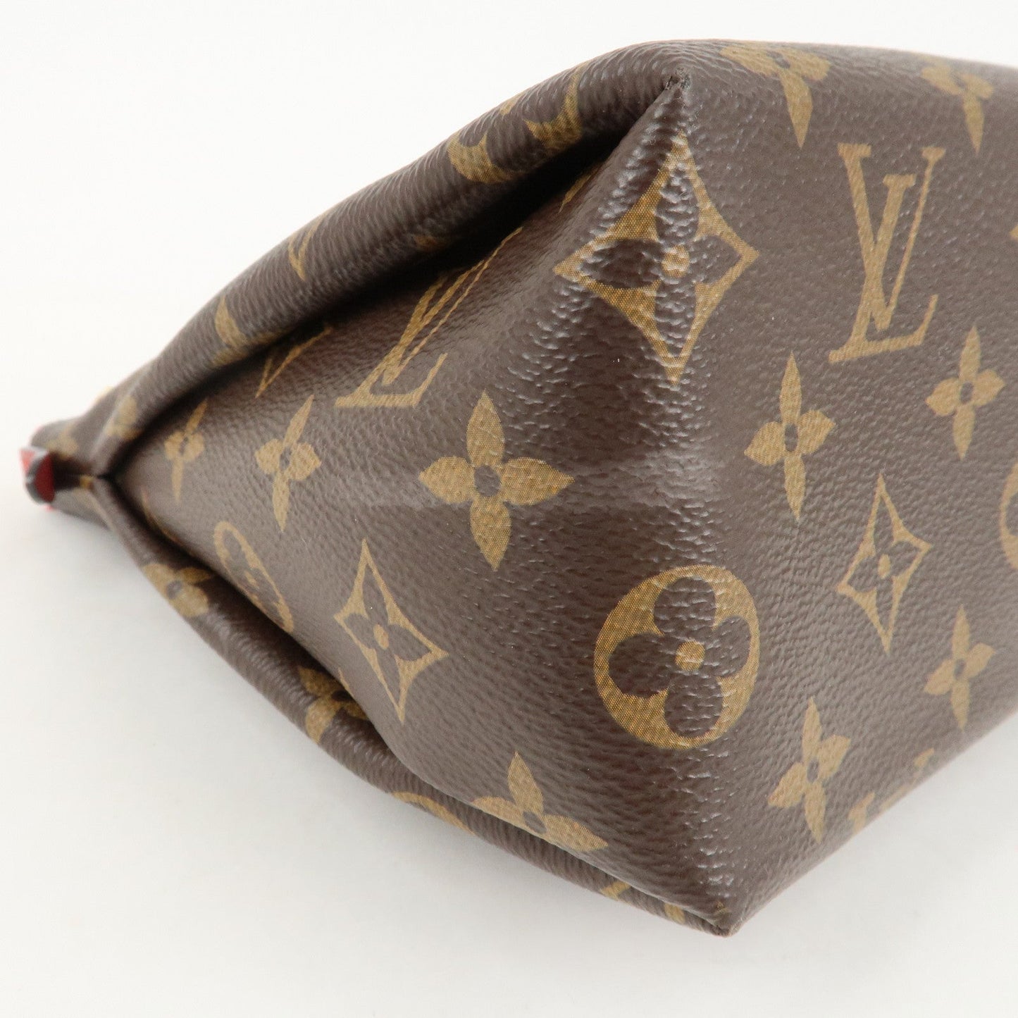 Louis Vuitton Monogram Pallas Beauty Case Brown Red M64123