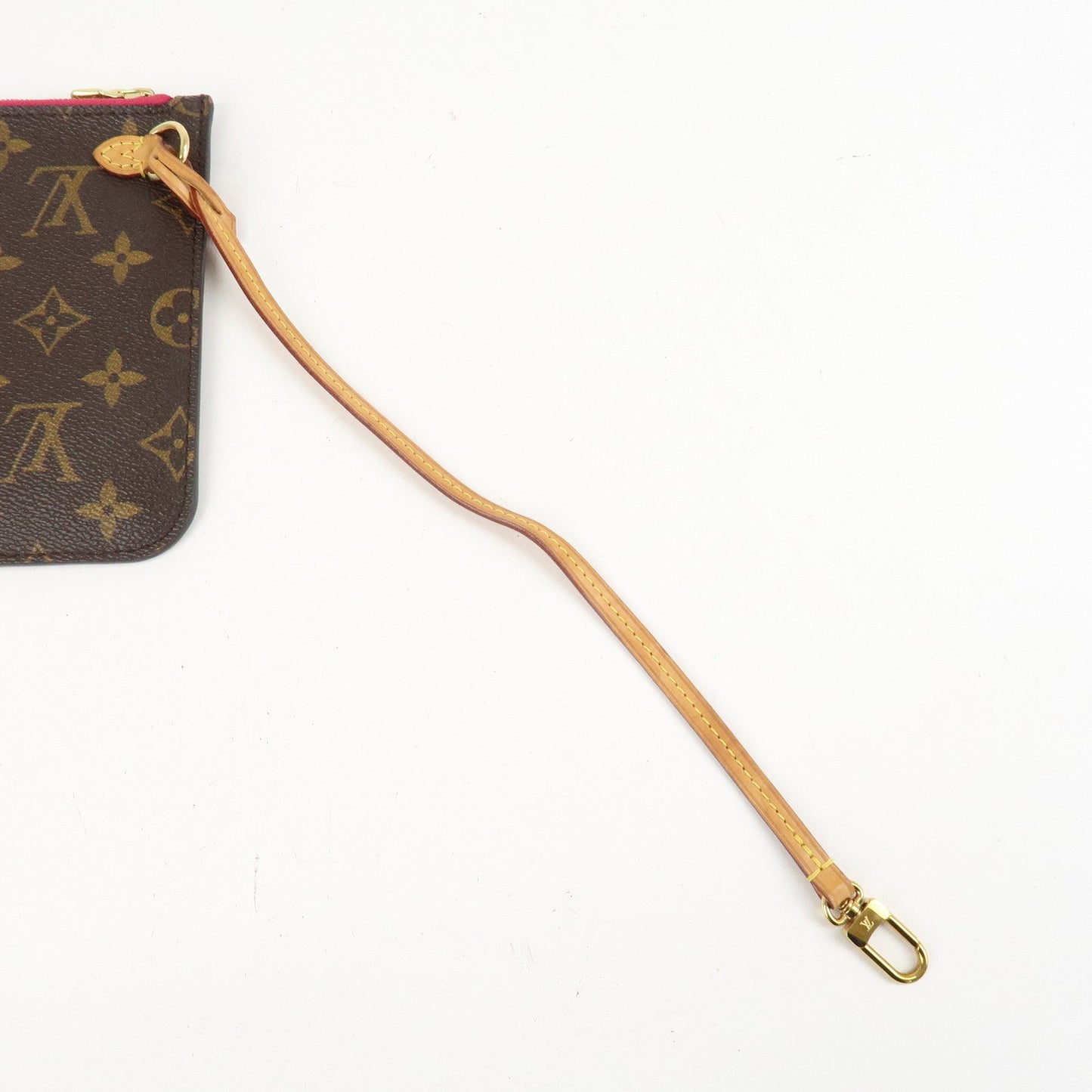 Louis Vuitton Monogram Pouch for Neverfull MM Tote Bag Fuchsia