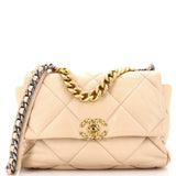 CHANEL 19 Flap Bag Quilted Leather Medium