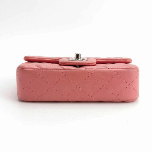 Chanel Classic Flap Rectangular Mini Pink Lambskin, 2012