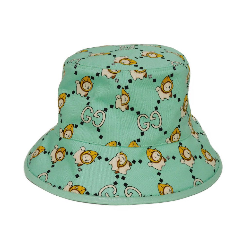 Gucci Animal Print Cotton Bucket Hat