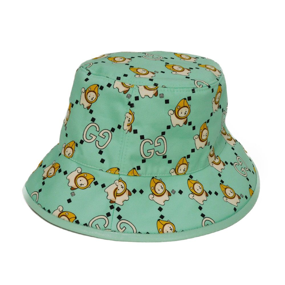 Gucci Animal Print Cotton Bucket Hat