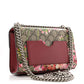 Amelia GG Supreme Monogram Blooms Small PadLock Shoulder Bag Beige Multicolor Dry Rose