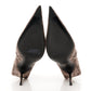Balenciaga Jacquard BB Monogram Knife 80mm Bootie 37 Dark Mink Grey Dark Brown