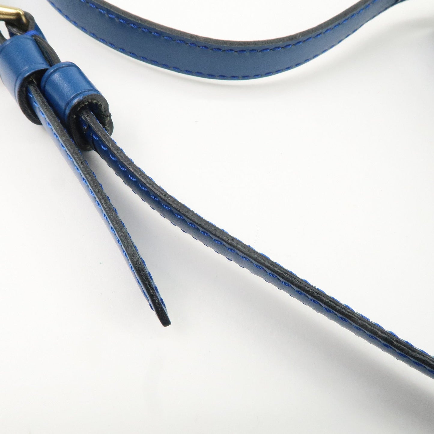 Louis Vuitton Epi Mini Saint Cloud Shoulder Bag Blue M52215
