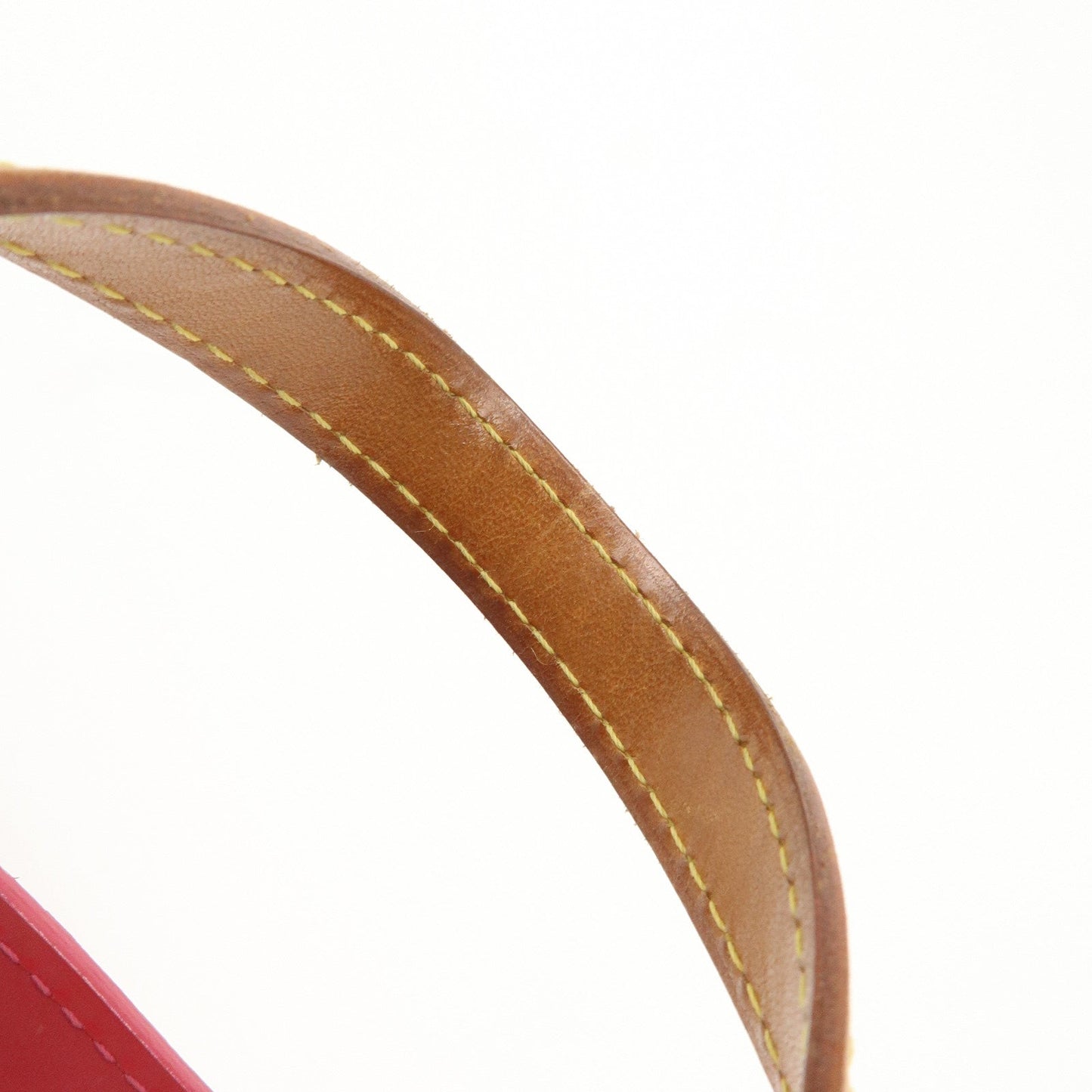 Louis Vuitton Monogram Vernis Lead PM Hand Bag Framboise M9132F