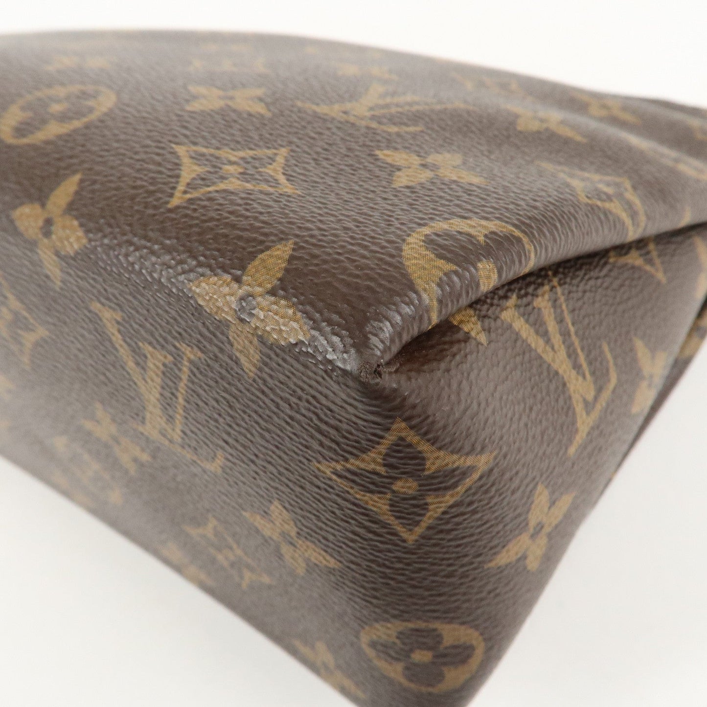 Louis Vuitton Monogram Pallas Beauty Case Brown Red M64123
