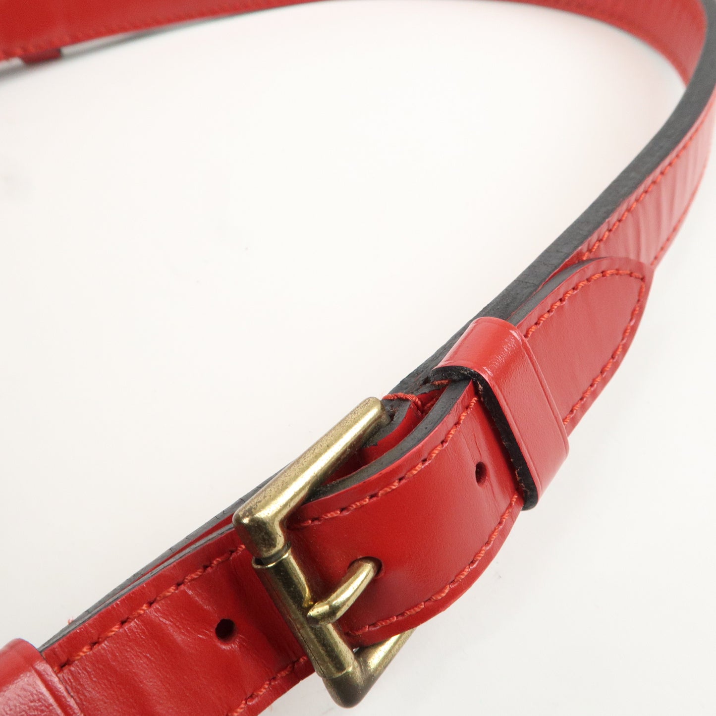 Louis Vuitton Epi Petit Noe Shoulder Bag Bi ColorGreen Red M44147