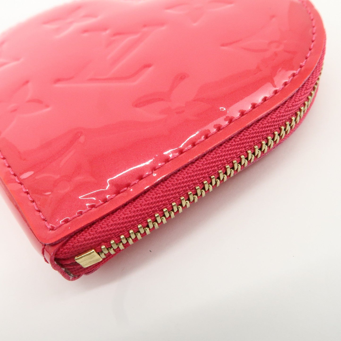 Louis Vuitton Monogram Vernis Porte Monnaie Coeur Coin Case M93657