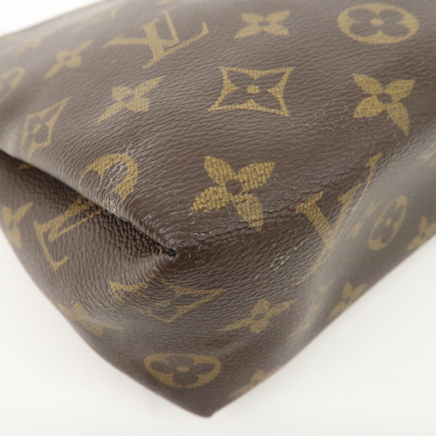 Louis Vuitton Monogram Pallas Beauty Case Brown Red M64123
