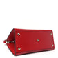 Amelia Dollar Calfskin Medium Soho Top Handle Satchel Hibiscus Red