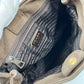 Prada Suede Tote with Chain Handle