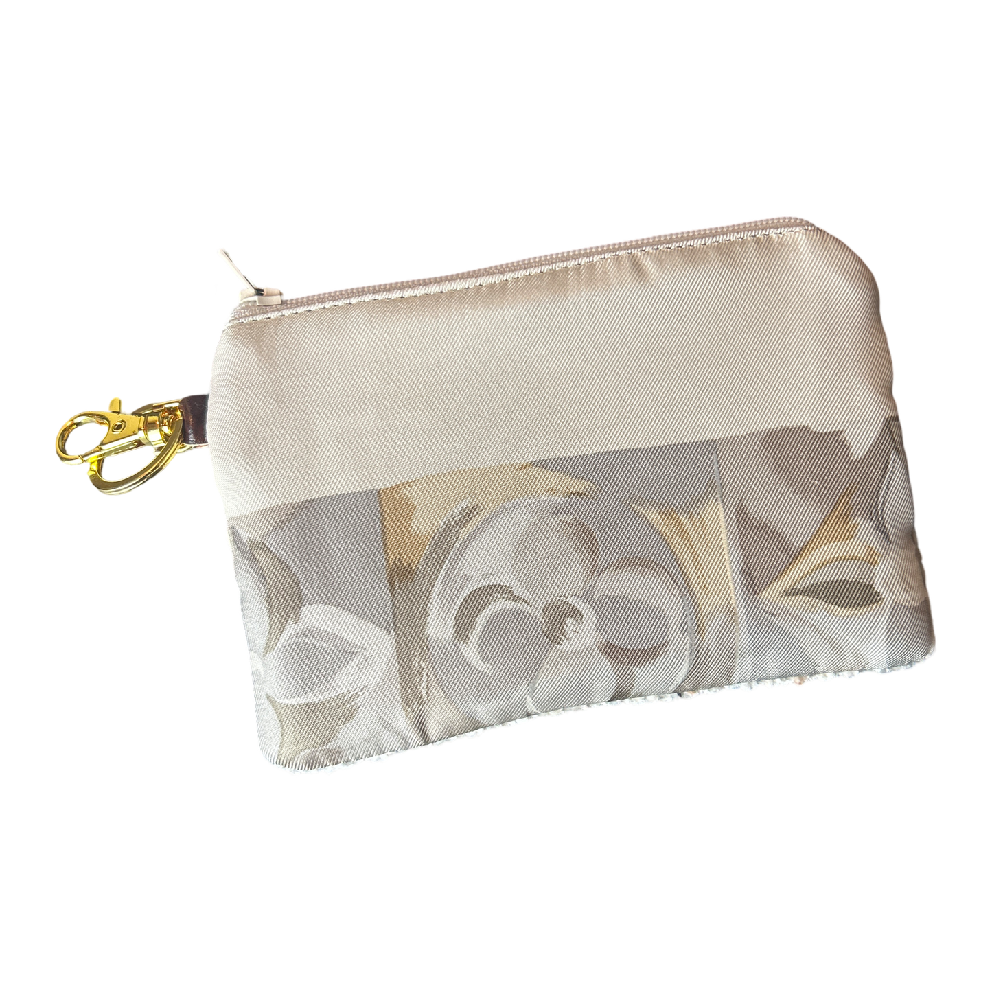 Au Fils du Temps Logo   Silk Scarf Coffee Run Keychain Bag