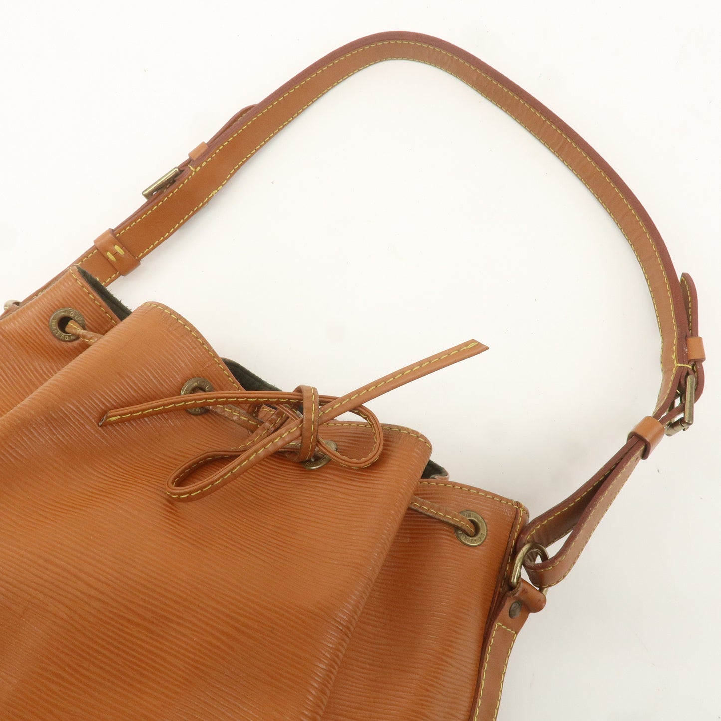 Louis Vuitton Epi Petit Noe Shoulder Bag Zipang Gold M44108