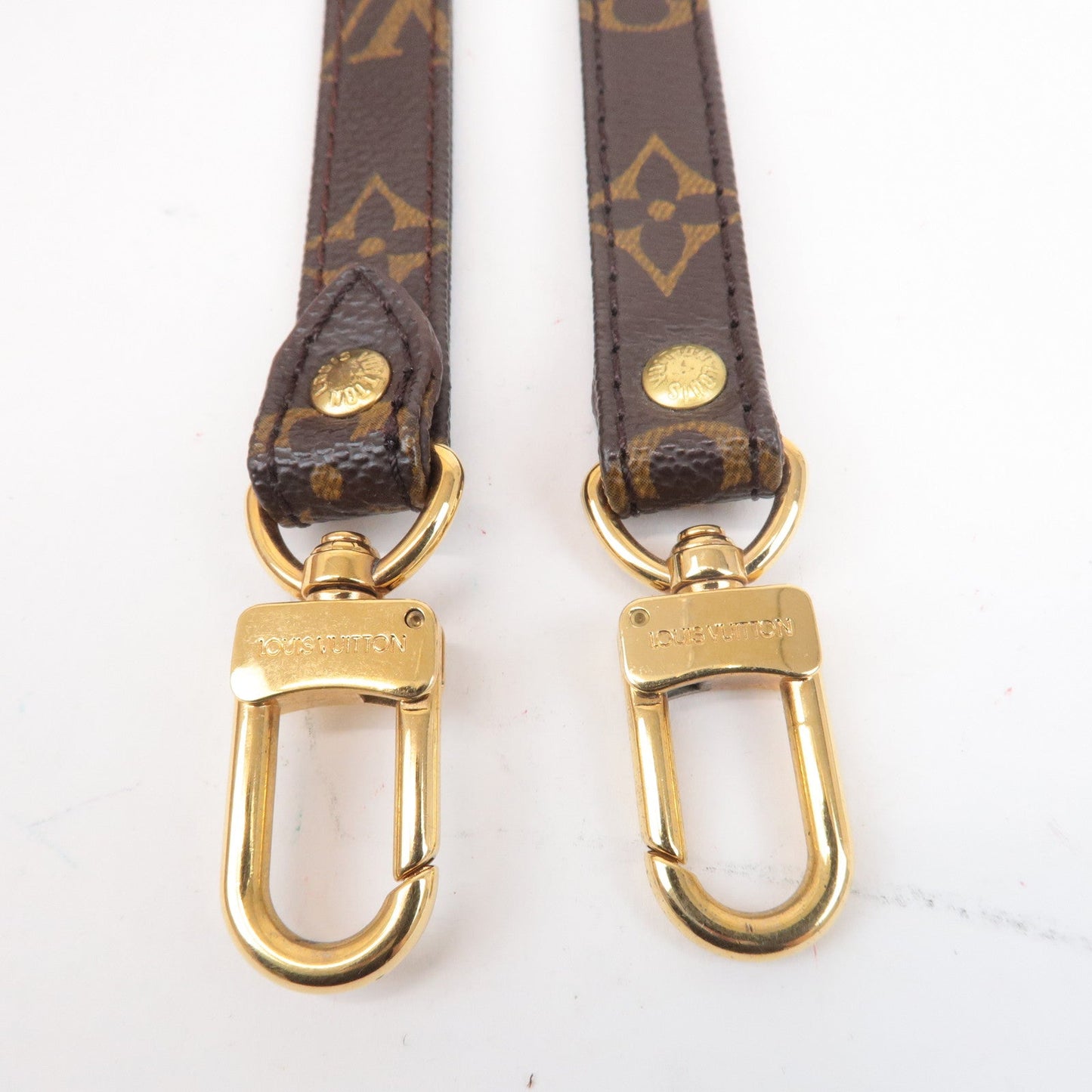Louis Vuitton Monogram Canvas Shoulder Strap 120cm Brown J75010