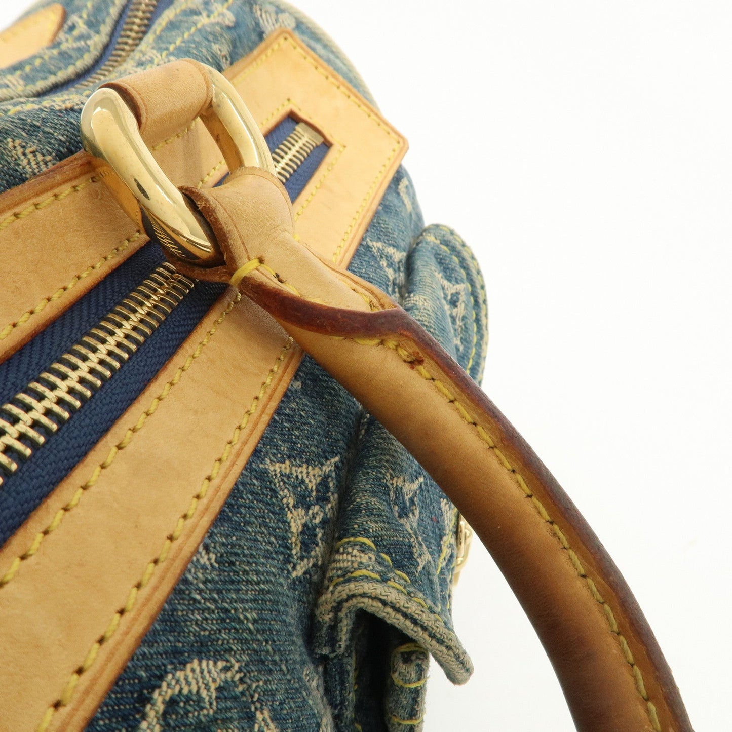 Louis Vuitton Monogram Denim Neo Speedy Boston Bag Blue M95019