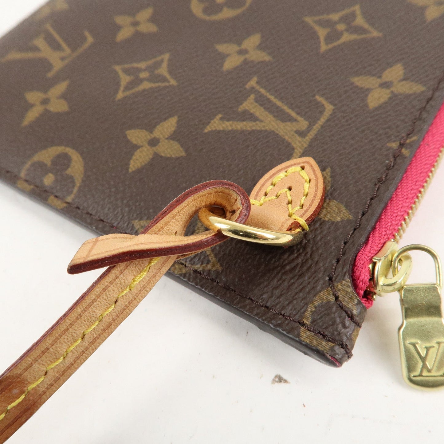 Louis Vuitton Monogram Pouch for Neverfull MM Brown