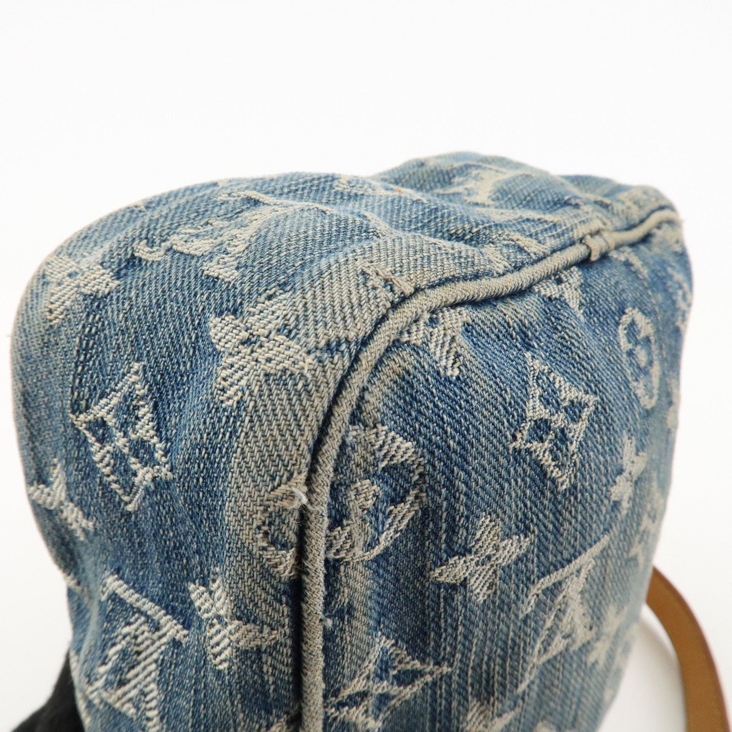 Louis Vuitton Monogram Denim Camera Bag Shoulder Bag Blue M95348