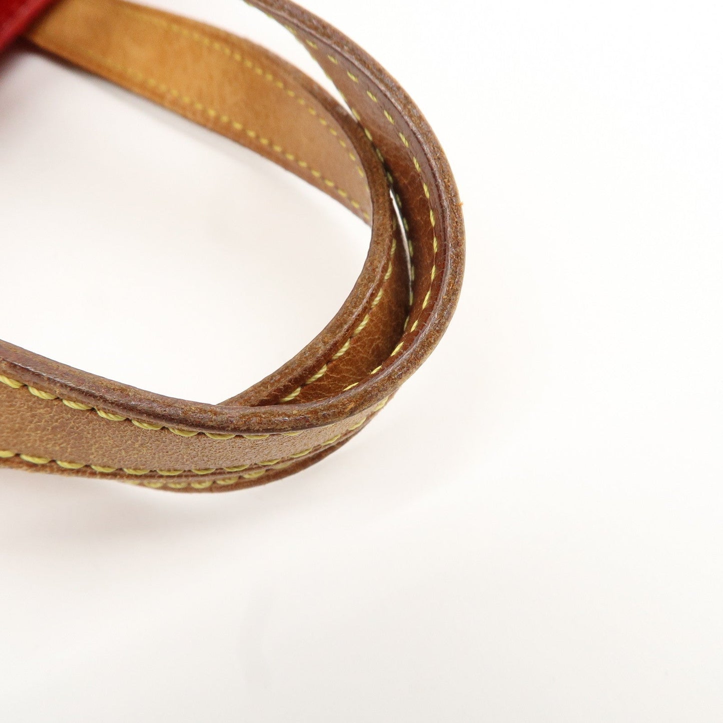 Louis Vuitton Monogram Vernis Lead PM Hand Bag M91088 Rouge