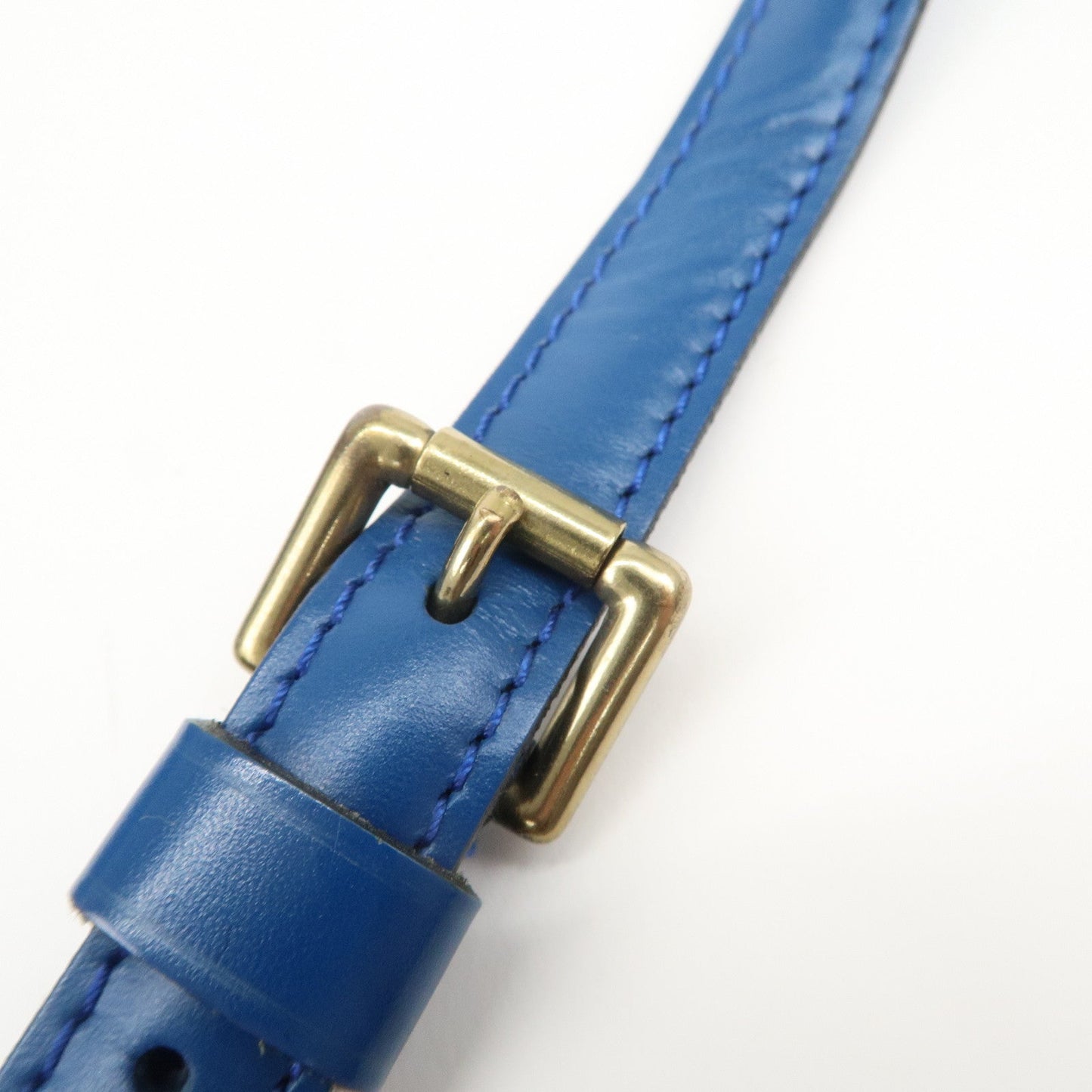 Louis Vuitton Epi Alma Hand Bag Shoulder Bag Toledo Blue M52145
