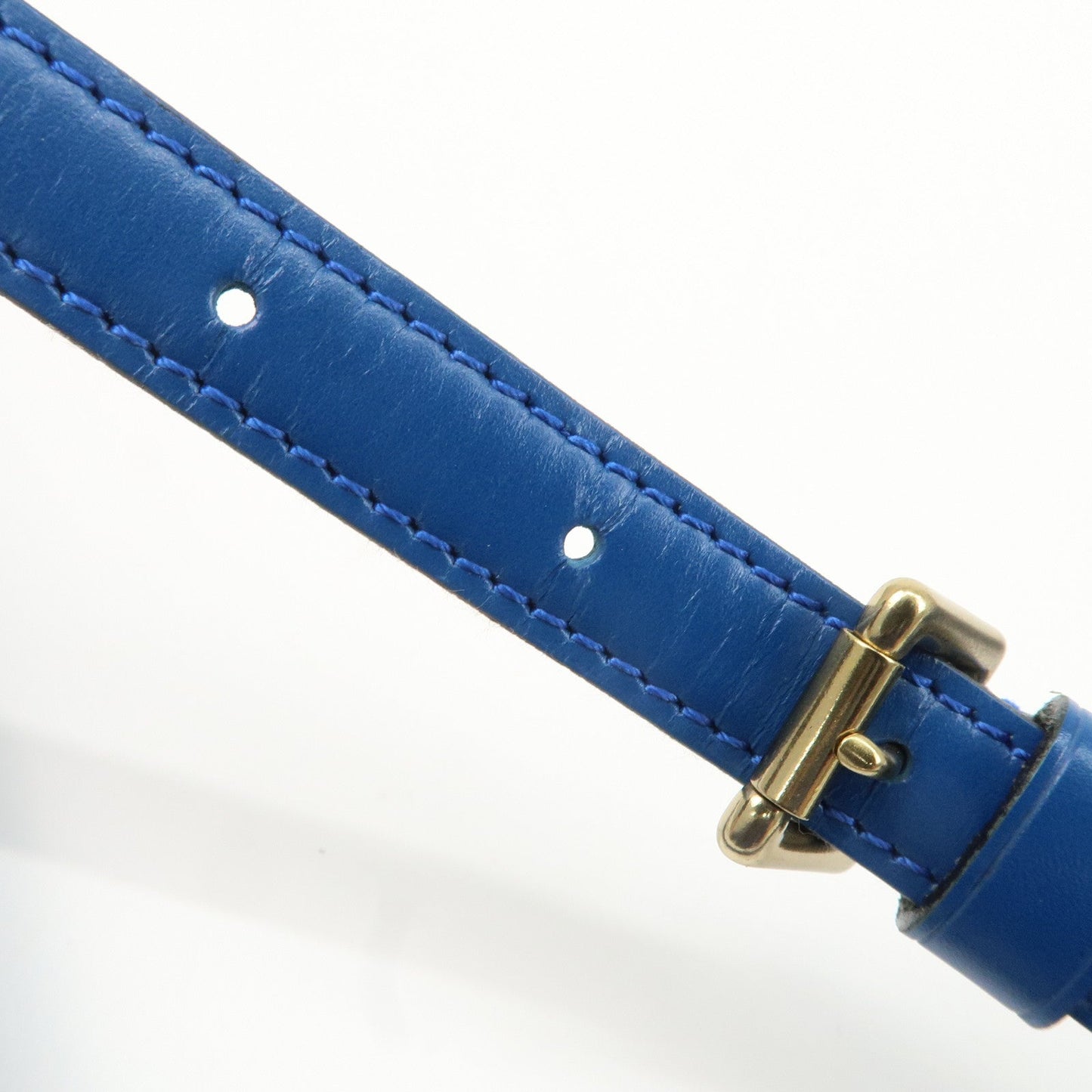 Louis Vuitton Epi Mini Saint Cloud Shoulder Bag Blue M52215