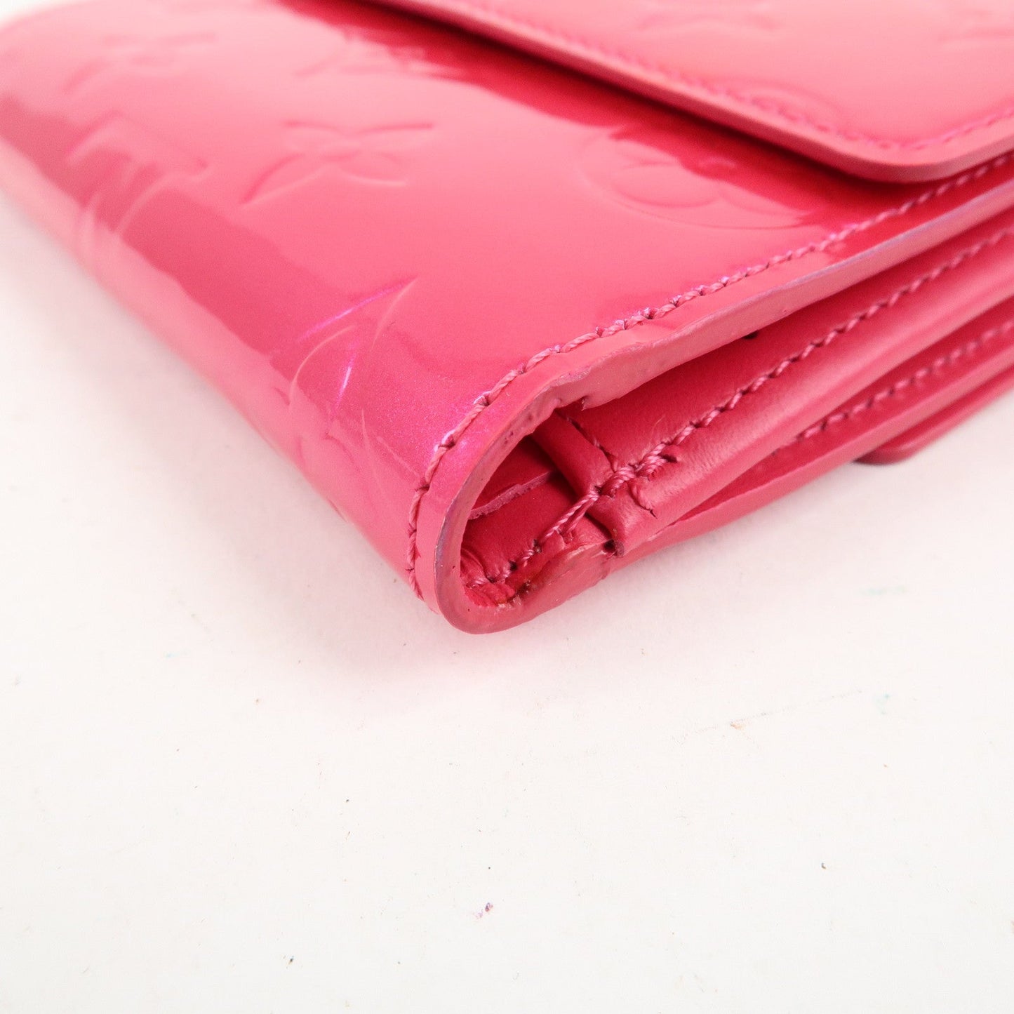 Louis Vuitton Vernis Porte Monnaie Billets Carte Credit M9139F