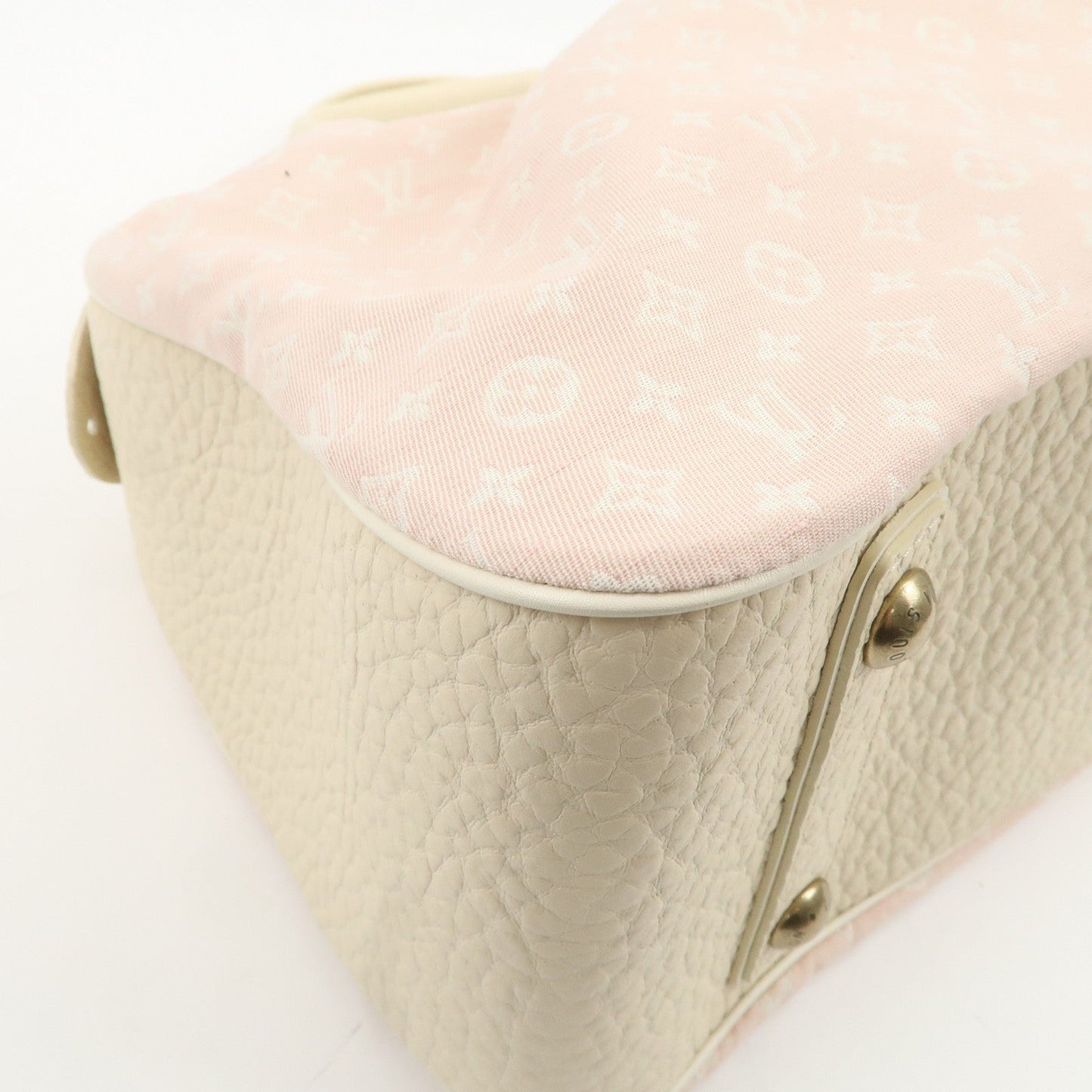 Louis Vuitton Monogram Mini Lin Trapeze GM Hand Bag Pink M40064