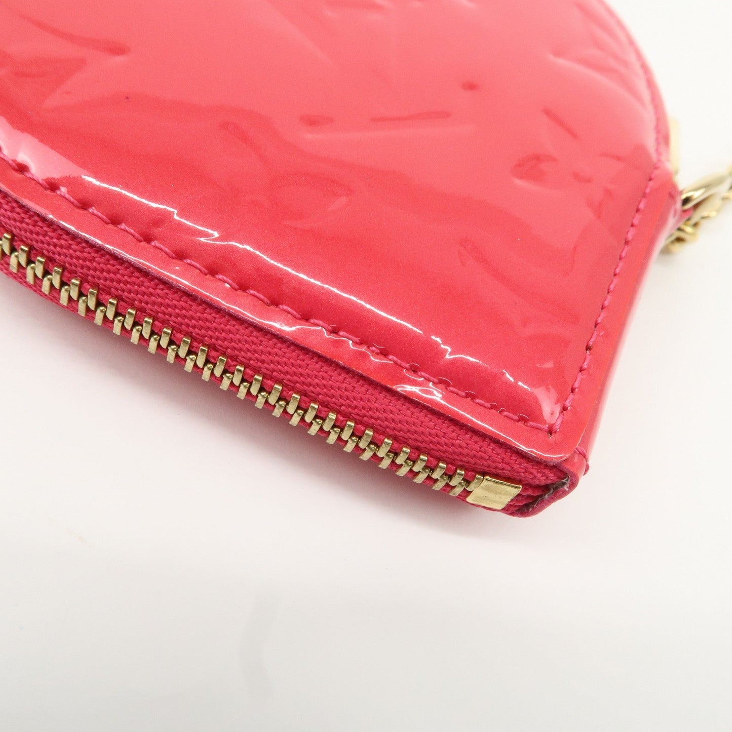 Louis Vuitton Monogram Vernis Porte Monnaie Coeur Coin Case M93657