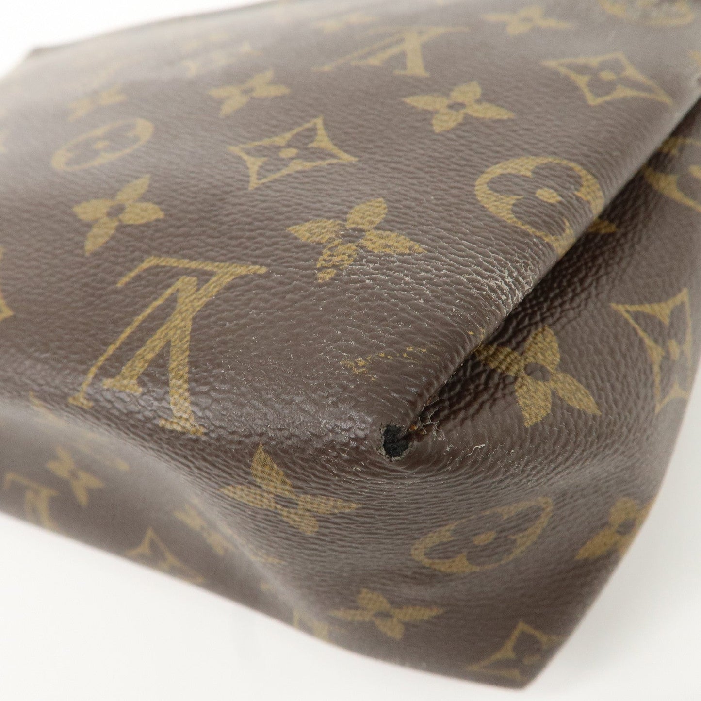 Louis Vuitton Monogram Pallas Beauty Case Brown Red M64123
