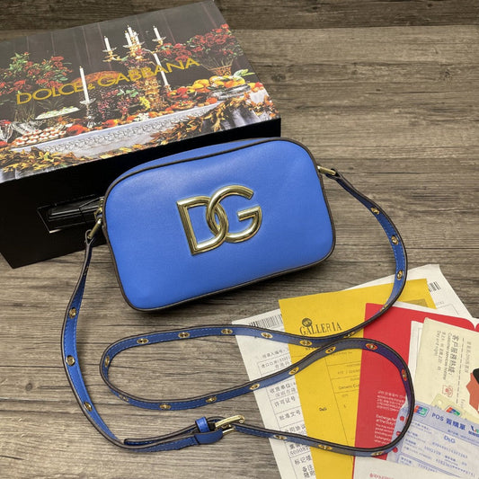 DG Crossbody 3.5 Bag Blue For Women 7.5in/19AmeliaDG  B-Berry - BB 7095AW57680623