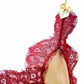 GUCCI Beige & Red Lace Size US 6 Camisole